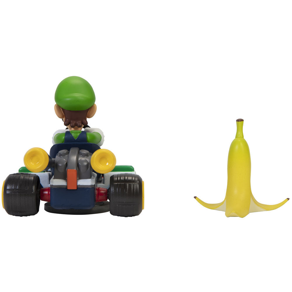 Imagen de Figura Luigi Kart Megagiros Mario Kart 6,5Cm parte de nuestra colección en Espadas y más, sitio oficial.