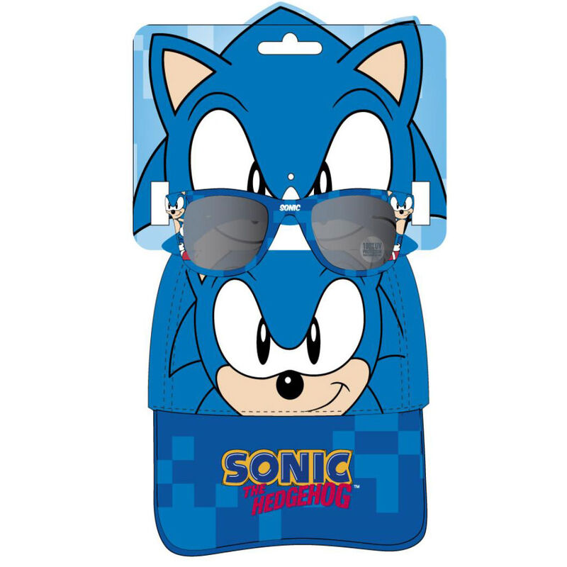 Imagen 1 - Set Gorra + Gafas Sol Sonic The Hedgehog