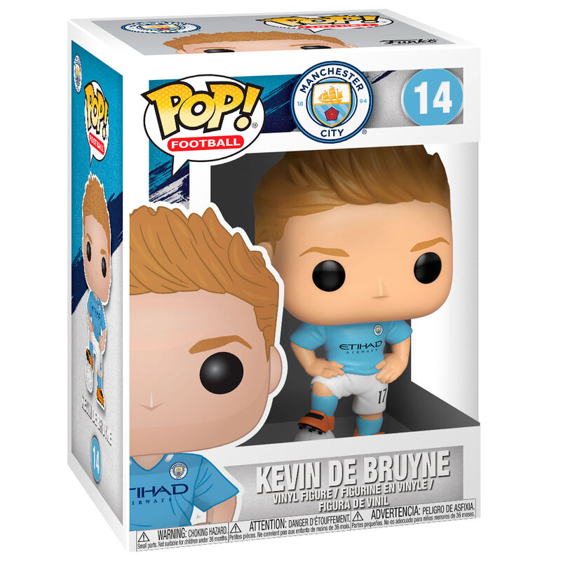 Imagen de Figura Pop Manchester City Kevin De Bruyne parte de nuestra colección en Espadas y más, sitio oficial.
