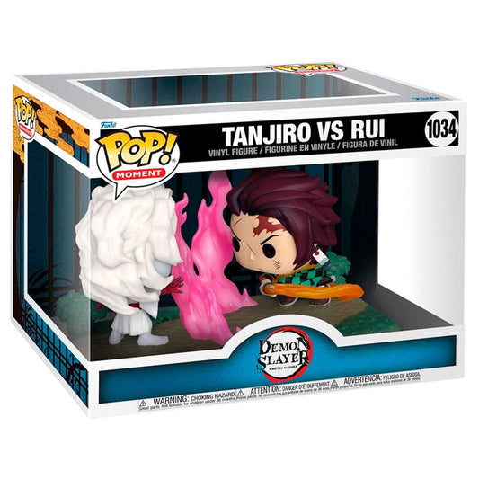 Imagen de Figura Pop Moment Demon Slayer Kimetsu No Yaiba Tanjiro Vs Rui parte de nuestra colección en Espadas y más, sitio oficial.