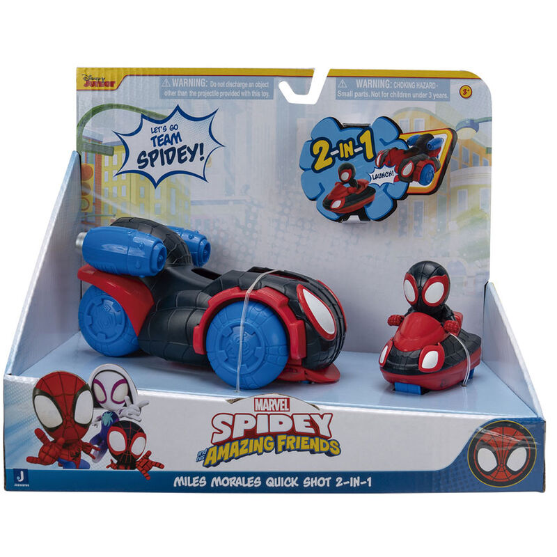 Imagen 2 - Set Figura Miles Morales + Vehiculo Spidey Marvel