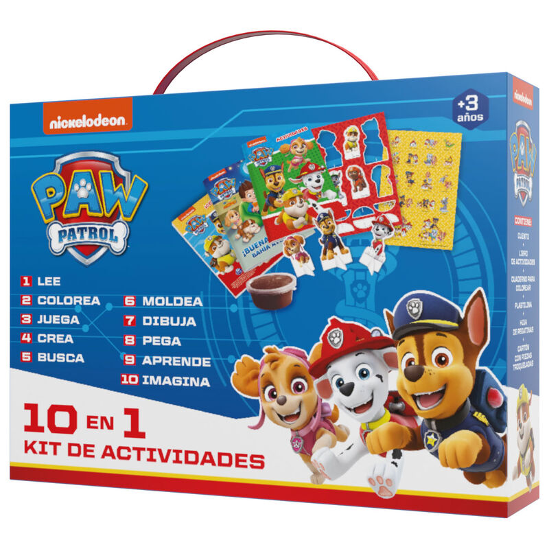 Imagen 1 - Maletin Actividades 10 En 1 Patrulla Canina Paw Patrol Español