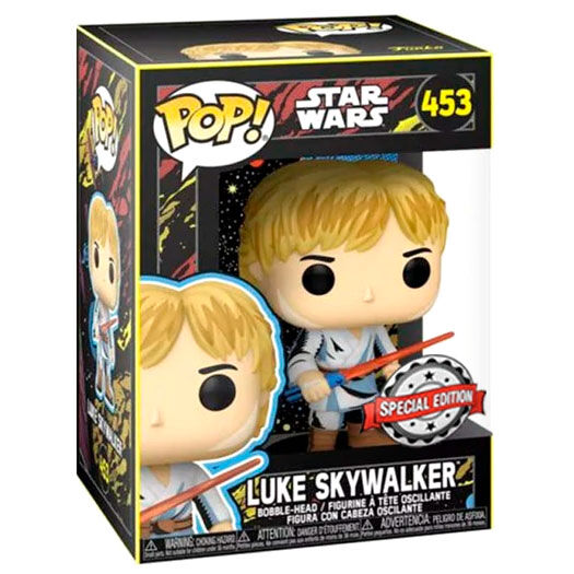 Imagen de Figura Pop Star Wars Retro Series Luke Skywalker Exclusive parte de nuestra colección en Espadas y más, sitio oficial.