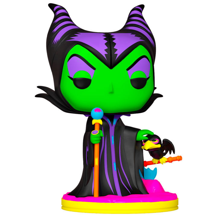 Imagen de Figura Pop Disney Villains Maleficent Black Light Exclusive parte de nuestra colección en Espadas y más, sitio oficial.
