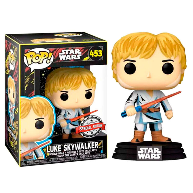 Imagen de Figura Pop Star Wars Retro Series Luke Skywalker Exclusive parte de nuestra colección en Espadas y más, sitio oficial.
