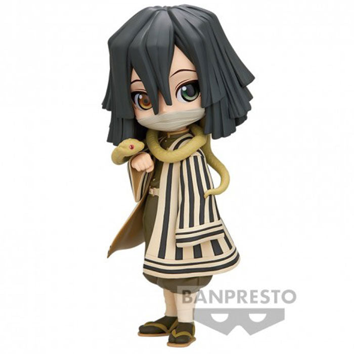 Imagen 5 - Figura Obanai Iguro Ver.b Demon Slayer Kimetsu No Yaiba Q Posket 14Cm