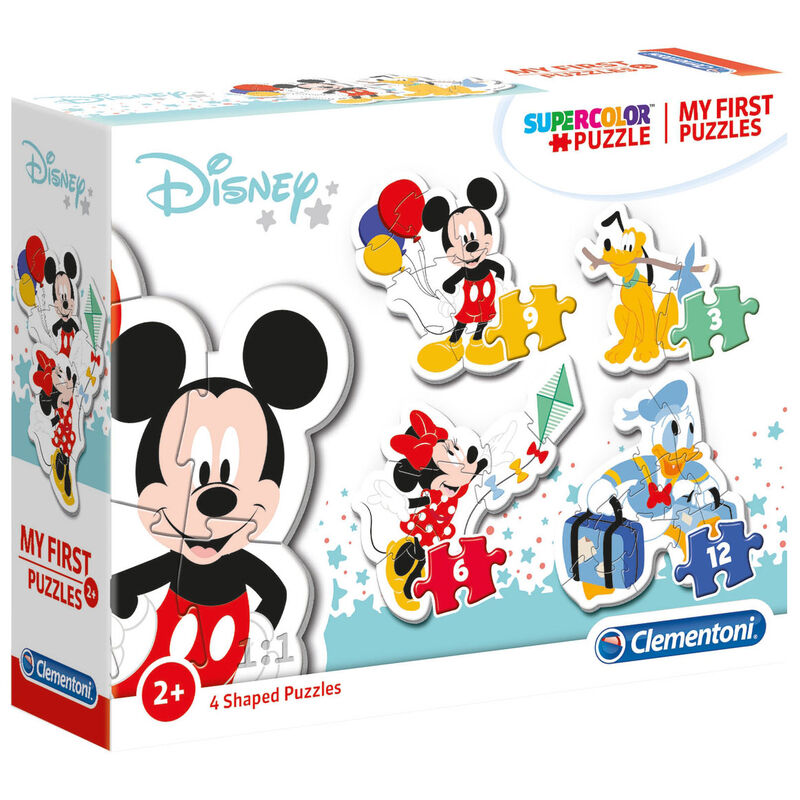 Imagen de Puzzle My First Puzzle Mickey Disney 3-6-9-12Pzs parte de nuestra colección en Espadas y más, sitio oficial.