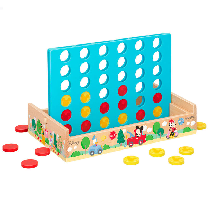 Imagen 2 - Juego Cuatro En Raya Madera Disney