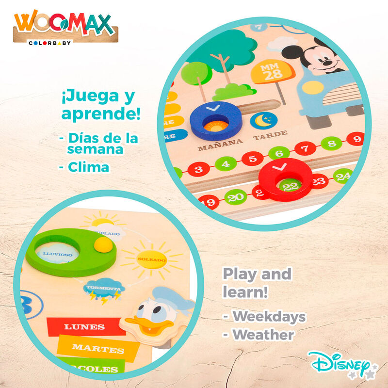 Imagen de Juego Educativo Calendario Disney parte de nuestra colección en Espadas y más, sitio oficial.