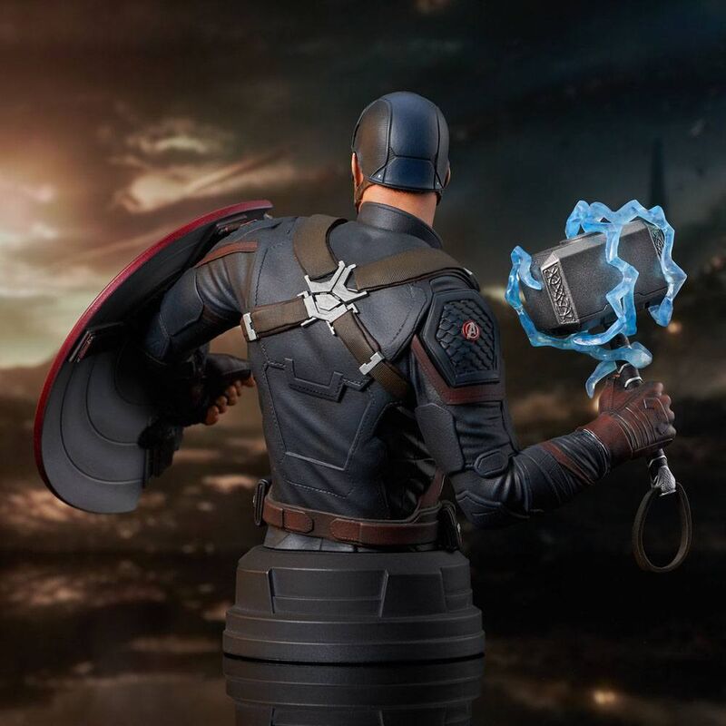 Imagen 3 - Busto Capitan America Endgame Vengadores Avengers Marvel 15Cm