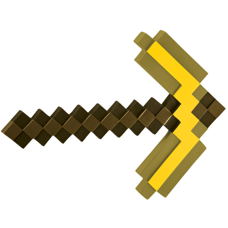 Imagen de Pickaxe Oro Minecraft 40Cm parte de nuestra colección en Espadas y más, sitio oficial.