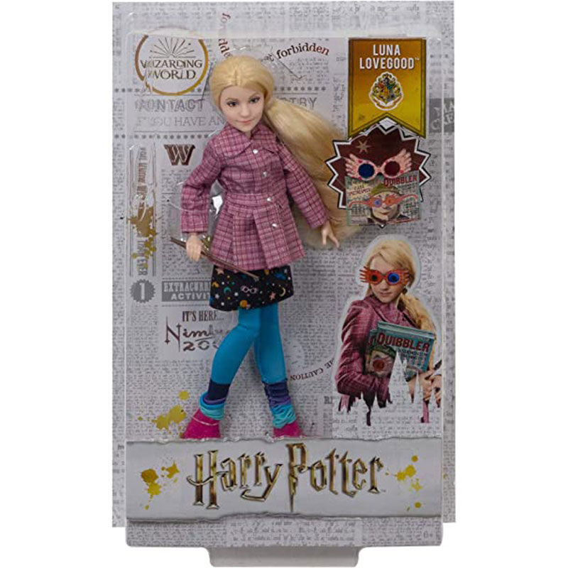 Imagen de Muñeca Luna Lovegood Harry Potter parte de nuestra colección en Espadas y más, sitio oficial.
