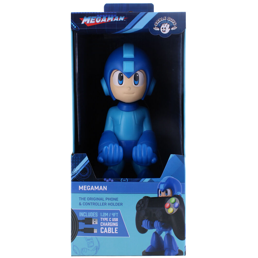 Imagen de Cable Guy Soporte Sujecion Figura Mega Man 21Cm parte de nuestra colección en Espadas y más, sitio oficial.