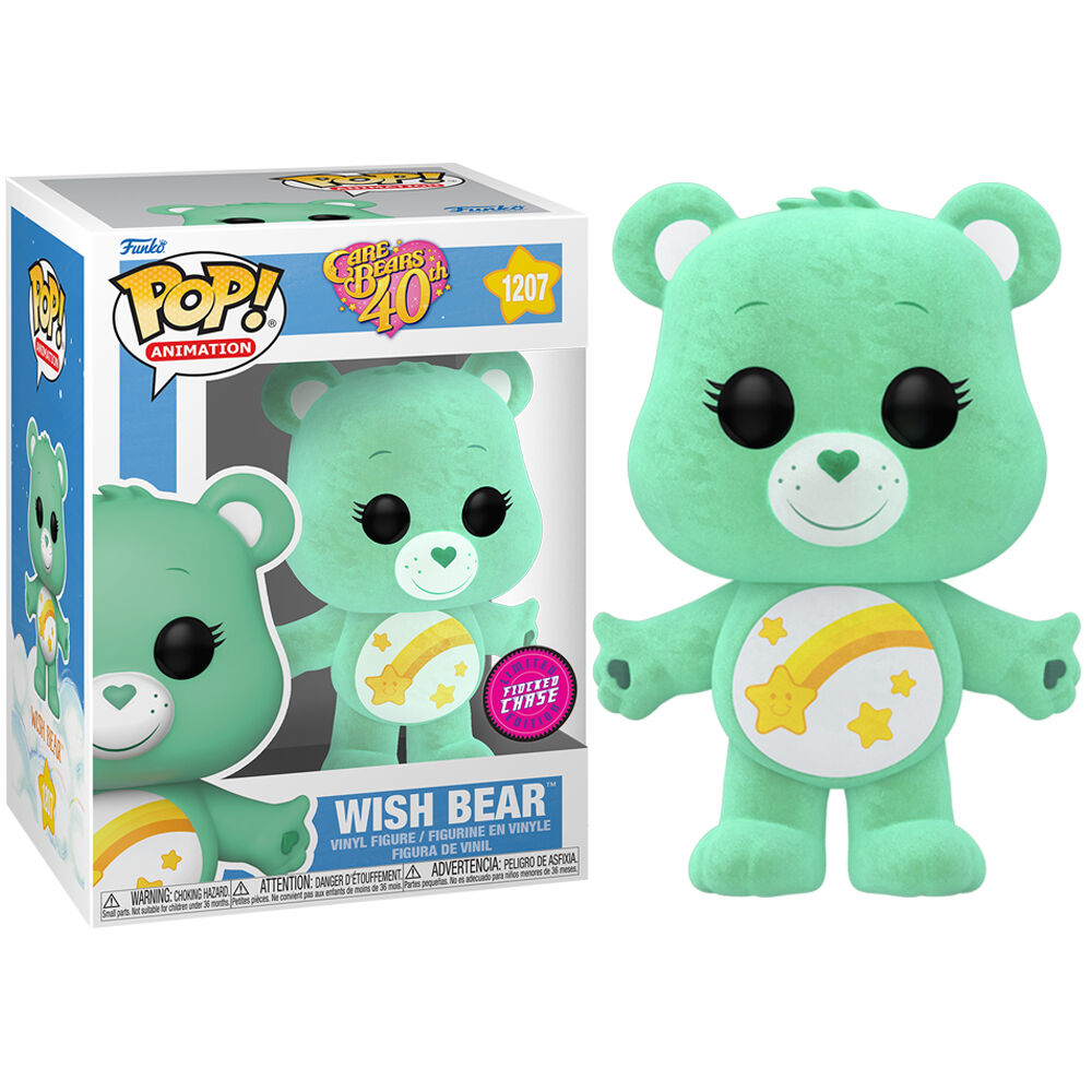 Imagen de Pack 6 Figuras Pop Care Bears 40Th Anniversary Wish Bear 5 + 1 Chase parte de nuestra colección en Espadas y más, sitio oficial.