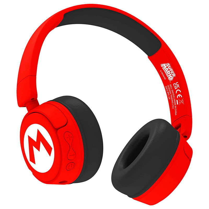 Imagen de Auriculares Inalambricos Infantiles Logo Super Mario Bros parte de nuestra colección en Espadas y más, sitio oficial.