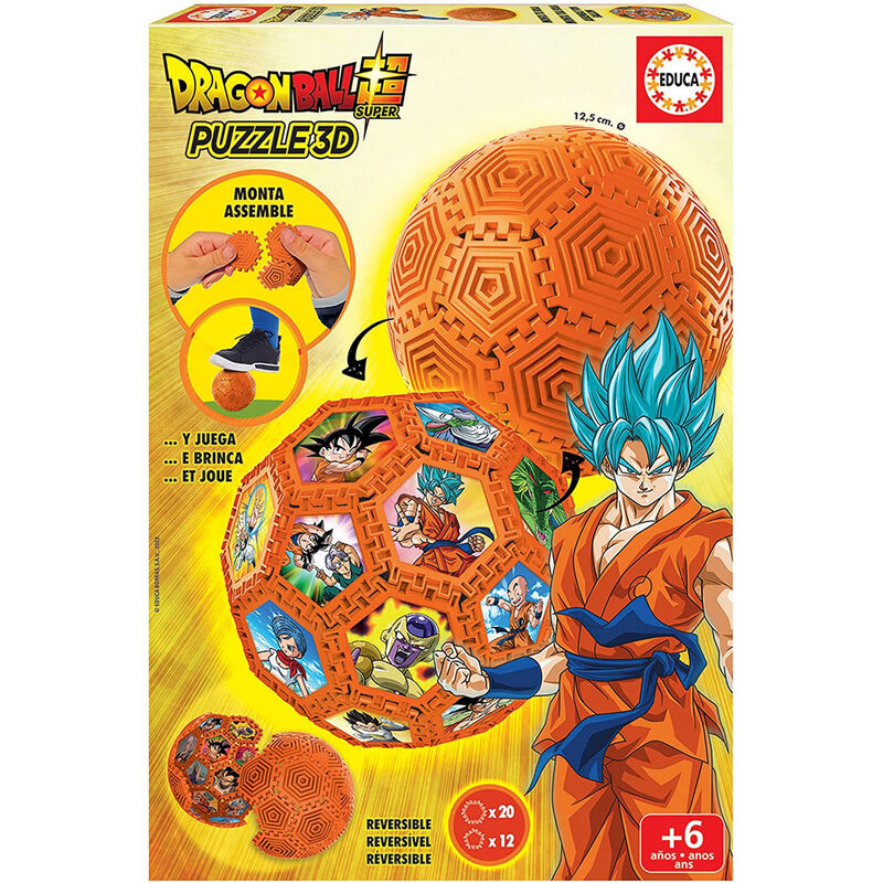 Imagen de Puzzle 3D Balon Dragon Ball Super 32Pzs parte de nuestra colección en Espadas y más, sitio oficial.