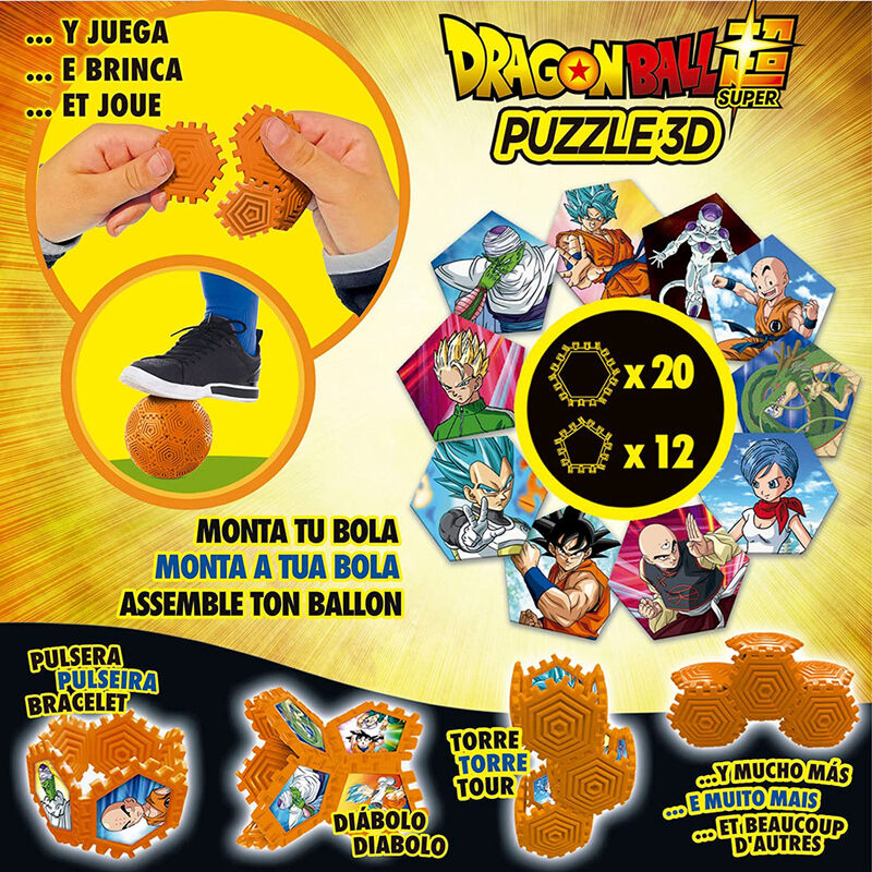 Imagen de Puzzle 3D Balon Dragon Ball Super 32Pzs parte de nuestra colección en Espadas y más, sitio oficial.