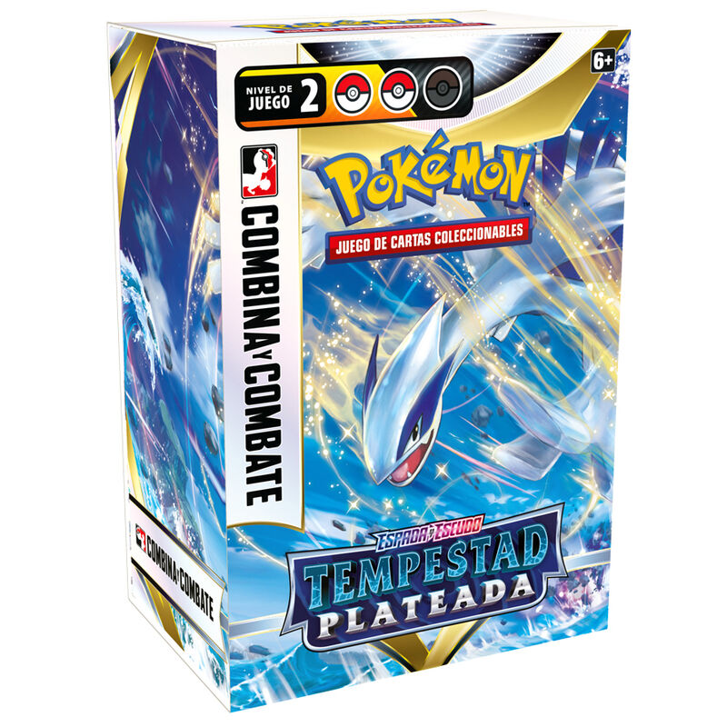 Imagen 4 - Estuche Juego Cartas Coleccionables Estadio Combina Y Combate Tempestad Plateada Pokemon Español