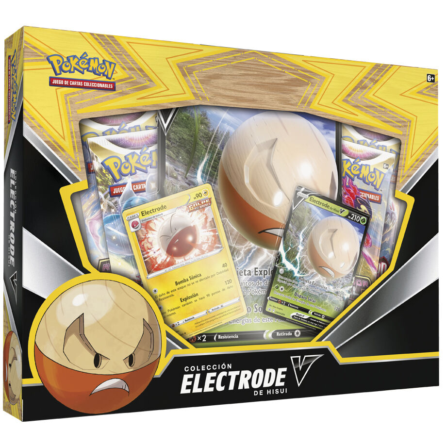 Imagen 1 - Blister Juego Cartas Coleccionables Electrode Hisui V Pokemon Español
