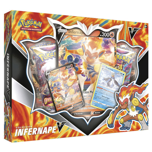Imagen de Blister Juego Cartas Coleccionables Infernape V Pokemon Español parte de nuestra colección en Espadas y más, sitio oficial.
