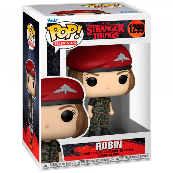 Imagen de Figura Pop Stranger Things Hunter Robin parte de nuestra colección en Espadas y más, sitio oficial.