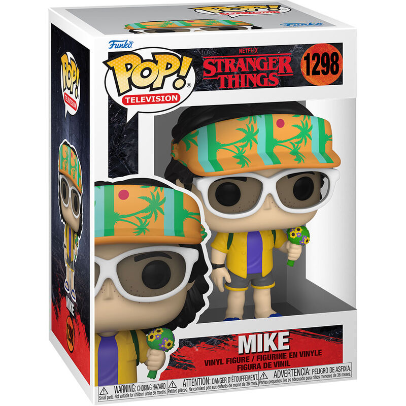 Imagen de Figura Pop Stranger Things California Mike parte de nuestra colección en Espadas y más, sitio oficial.