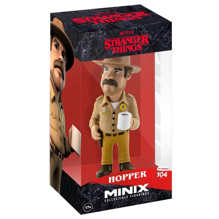 Imagen de Figura Minix Hopper Stranger Things 12Cm parte de nuestra colección en Espadas y más, sitio oficial.