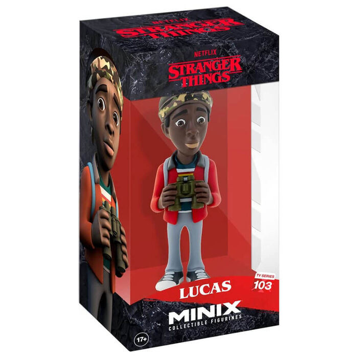 Imagen de Figura Minix Lucas Stranger Things 12Cm parte de nuestra colección en Espadas y más, sitio oficial.