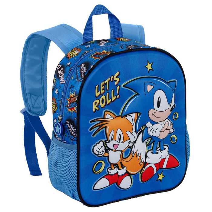 Imagen de Mochila 3D Lets Roll Sonic The Hedgehog 31Cm parte de nuestra colección en Espadas y más, sitio oficial.