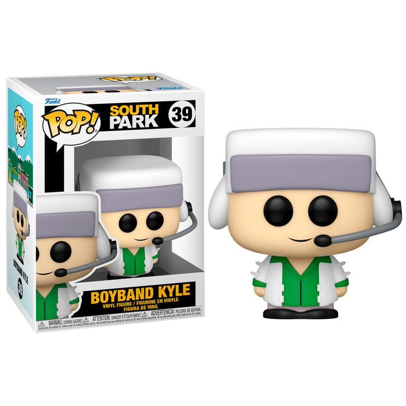 Imagen de Figura Pop South Park Boyband Kyle parte de nuestra colección en Espadas y más, sitio oficial.
