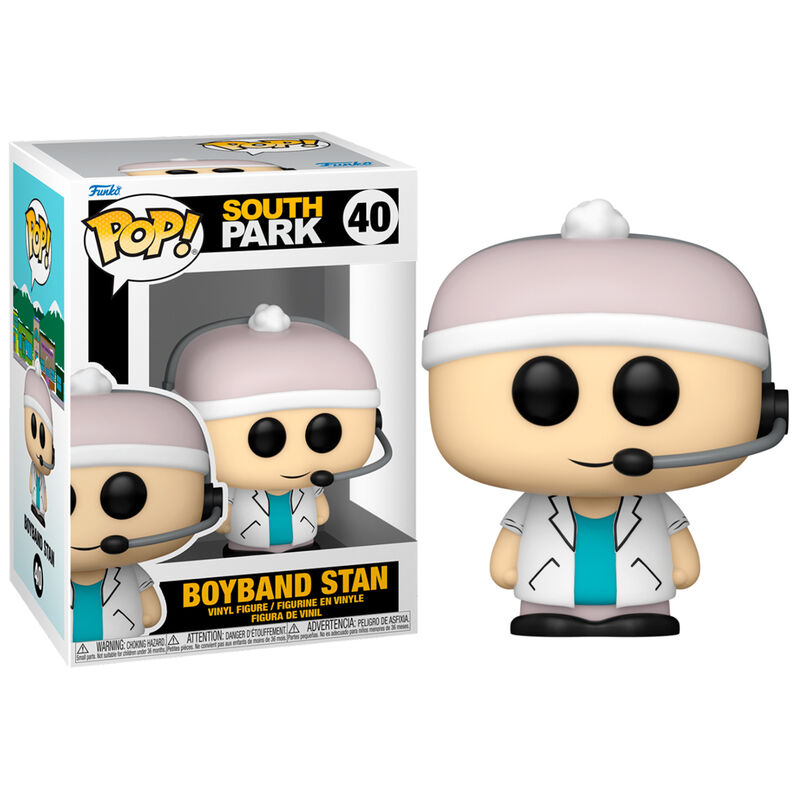 Imagen de Figura Pop South Park Boyband Stan parte de nuestra colección en Espadas y más, sitio oficial.