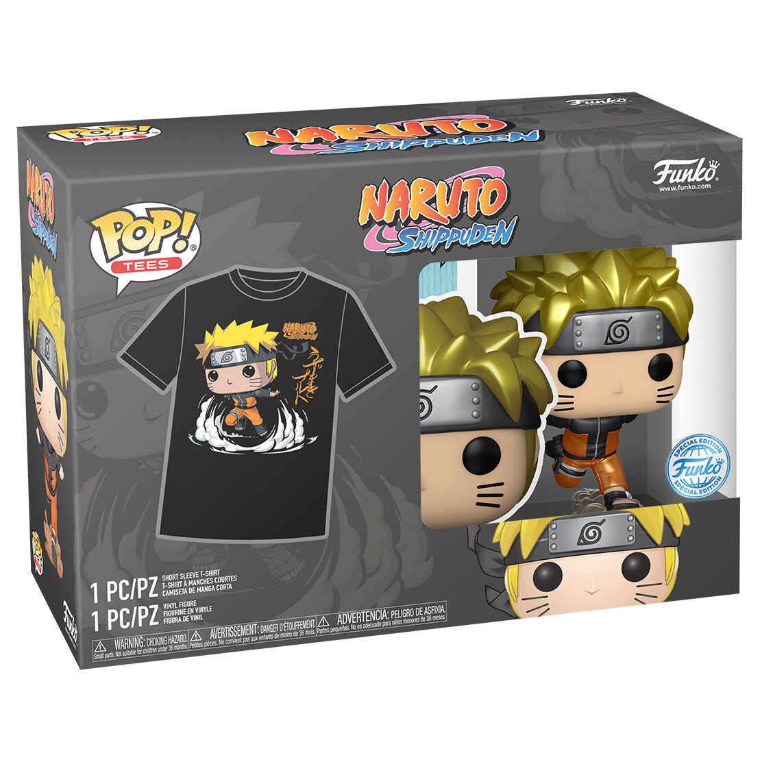 Imagen 4 - Set Figura Pop & Tee Naruto Shippuden Exclusive