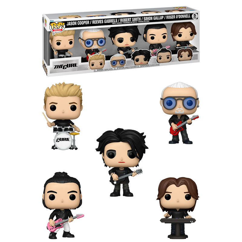 Imagen de Blister 5 Figuras Pop The Cure parte de nuestra colección en Espadas y más, sitio oficial.