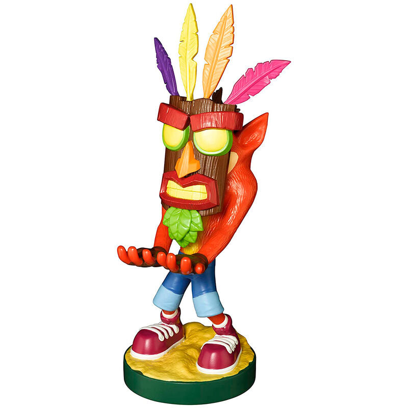 Imagen 5 - Cable Guy Soporte Sujecion Figura Aku Aku Crash Bandicoot 20Cm