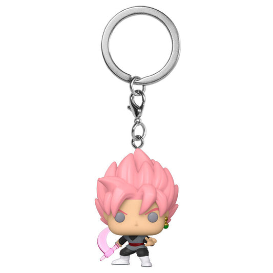 Imagen de Llavero Pocket Pop Dragon Ball Super - Super Saiyan Rose Goku Black parte de nuestra colección en Espadas y más, sitio oficial.