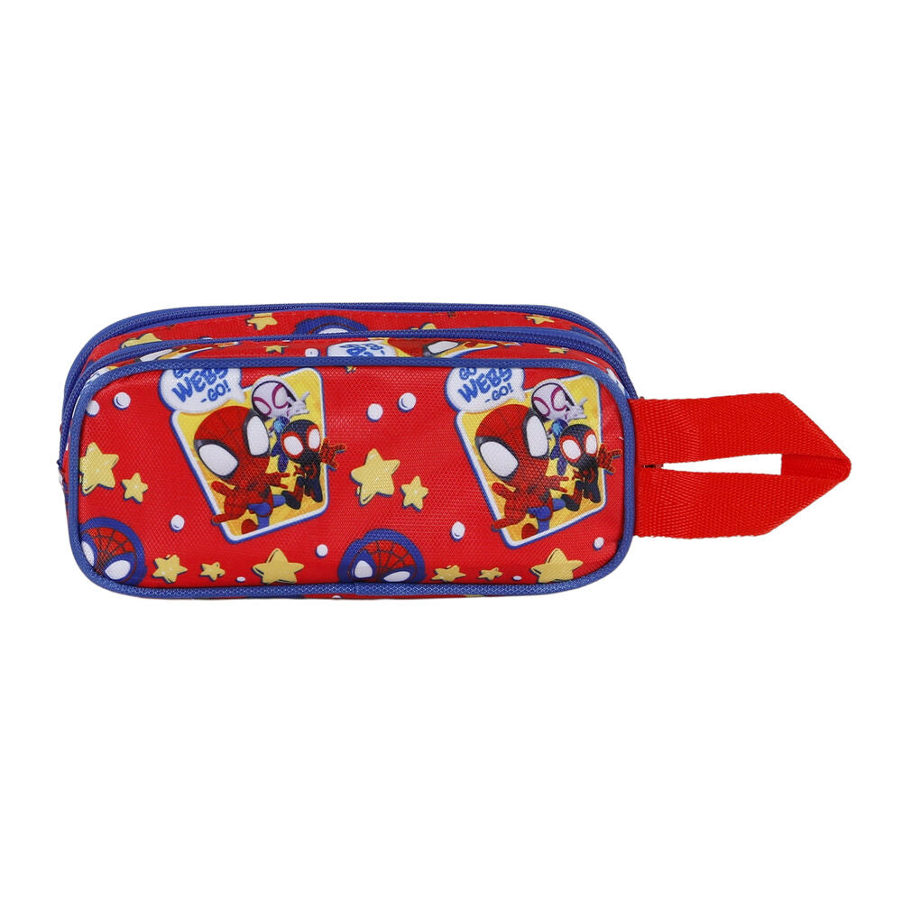 Imagen de Portatodo 3D Gang Spidey Spiderman Marvel Doble parte de nuestra colección en Espadas y más, sitio oficial.