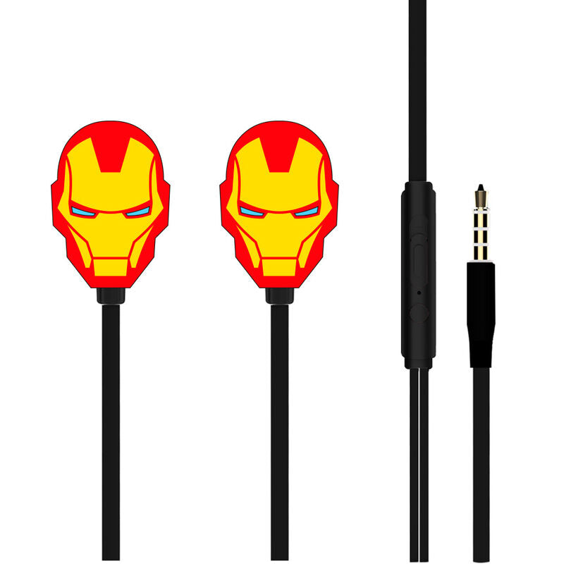 Imagen de Auriculares Iron Man Marvel parte de nuestra colección en Espadas y más, sitio oficial.