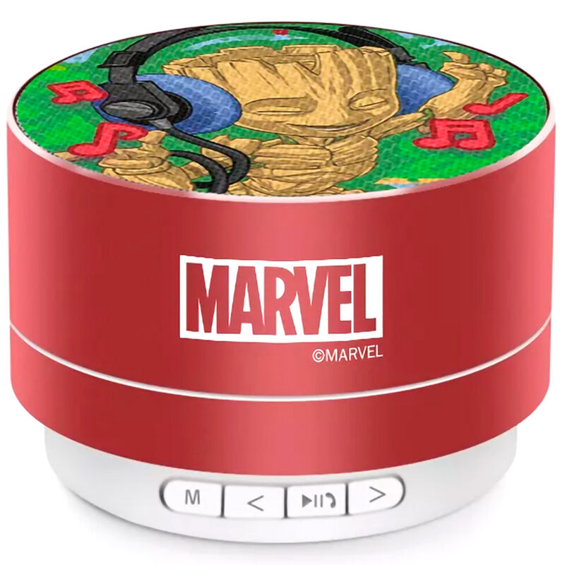 Imagen 3 - Altavoz Portatil Inalambrico Groot Guardianes De La Galaxia Marvel