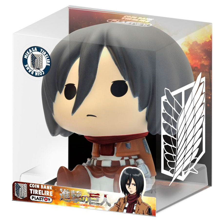 Imagen 3 - Hucha Mikasa Chibi Attack On Titan 16Cm