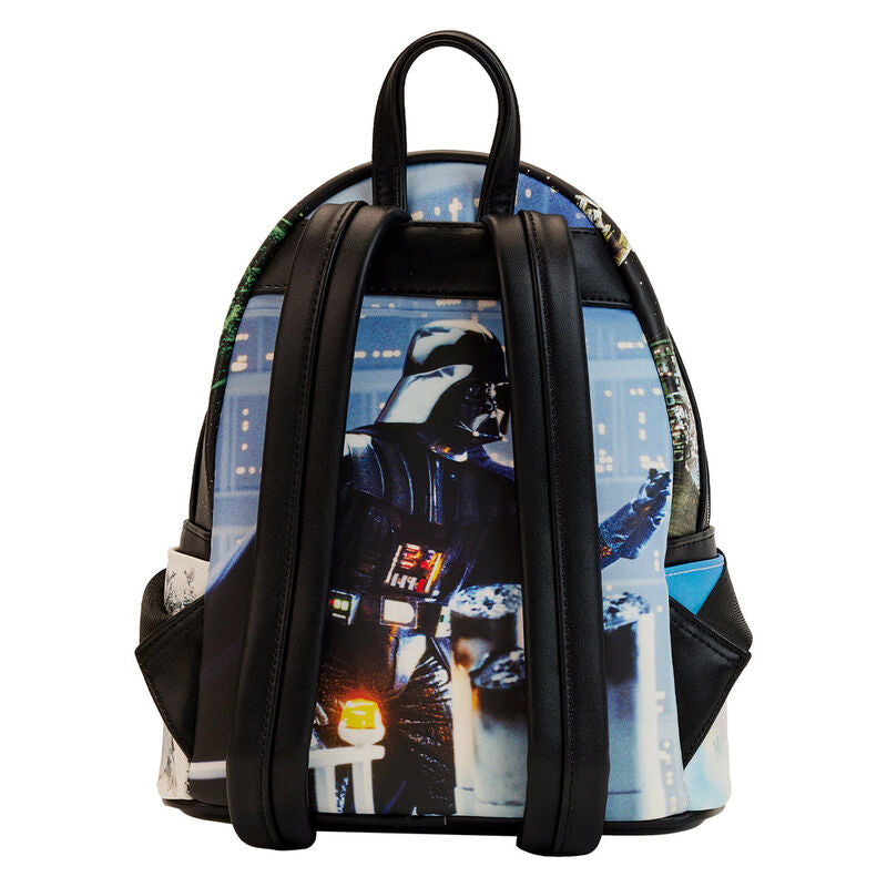 Imagen de Mochila Final Frames Star Wars The Empire Strikes Back Loungefly 25Cm parte de nuestra colección en Espadas y más, sitio oficial.