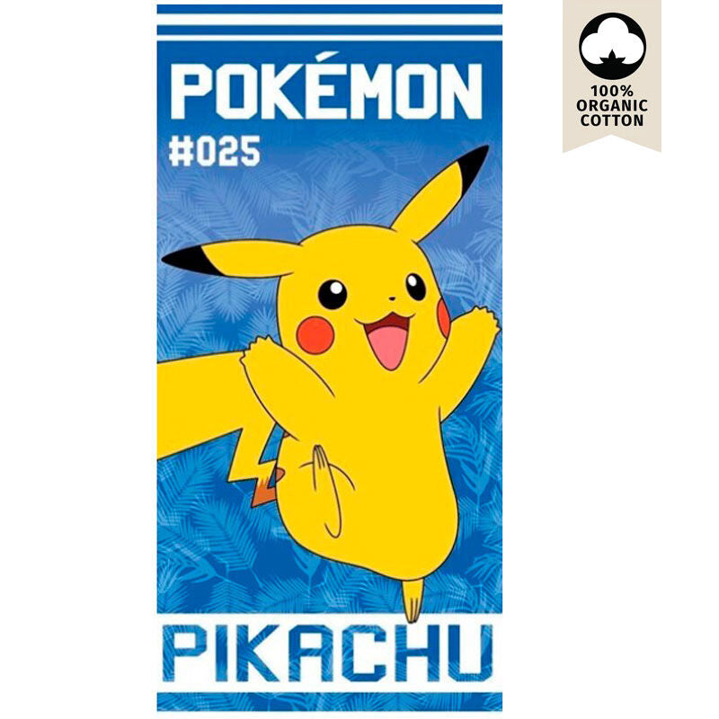 Imagen 1 de Toalla Pikachu Pokemon Algodon 2