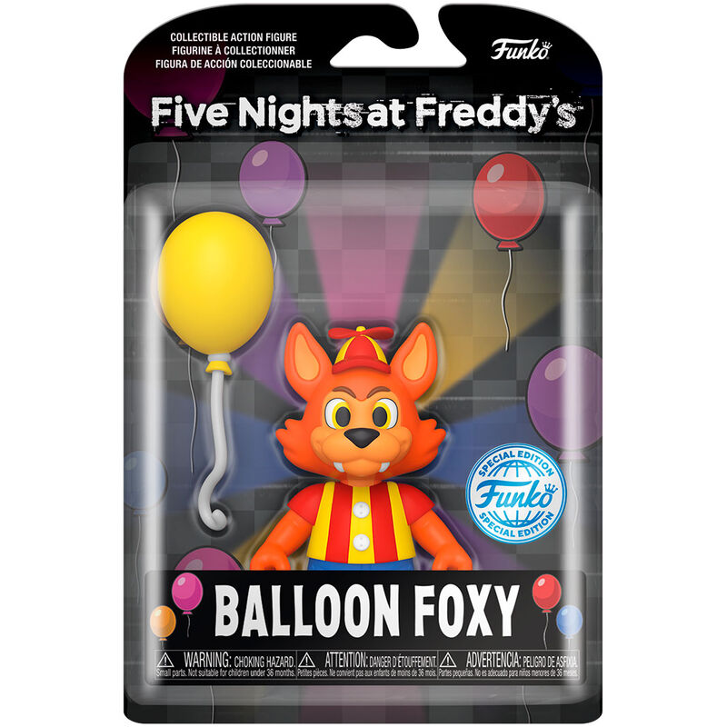 Imagen 1 - Figura Action Five Nights At Freddys Balloon Foxy Exclusive 12,5Cm