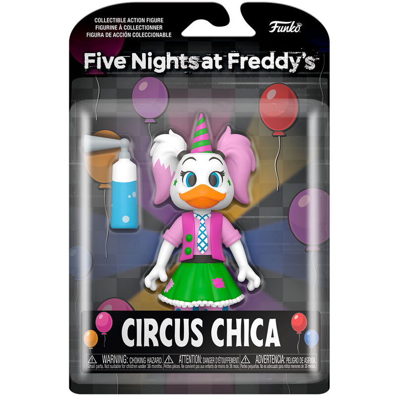 Imagen 1 - Figura Action Five Nights At Freddys Circus Chica 12,5Cm