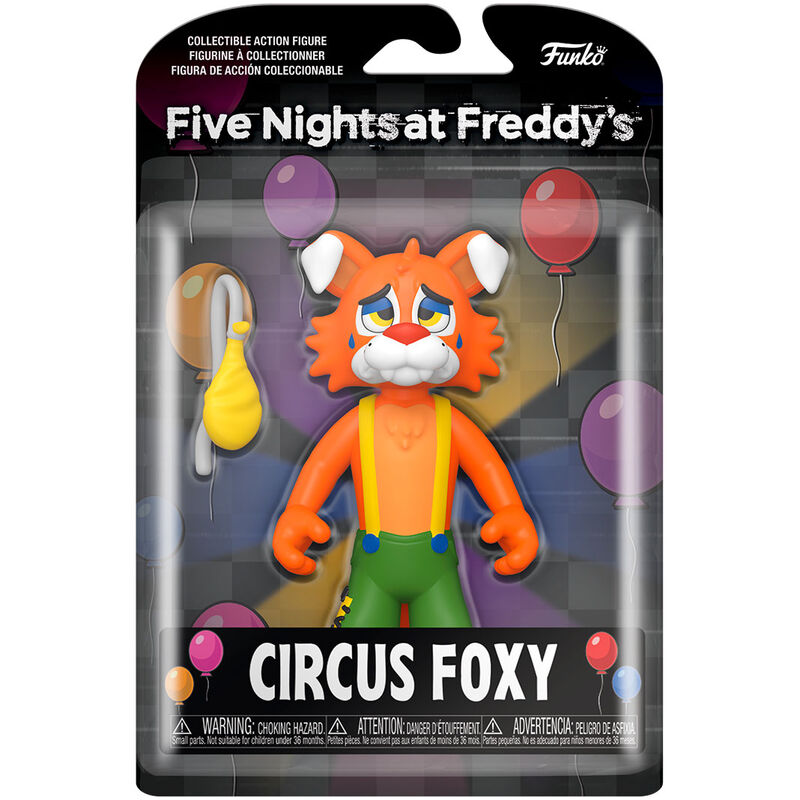 Imagen 1 - Figura Action Five Nights At Freddys Circus Foxy 12,5Cm