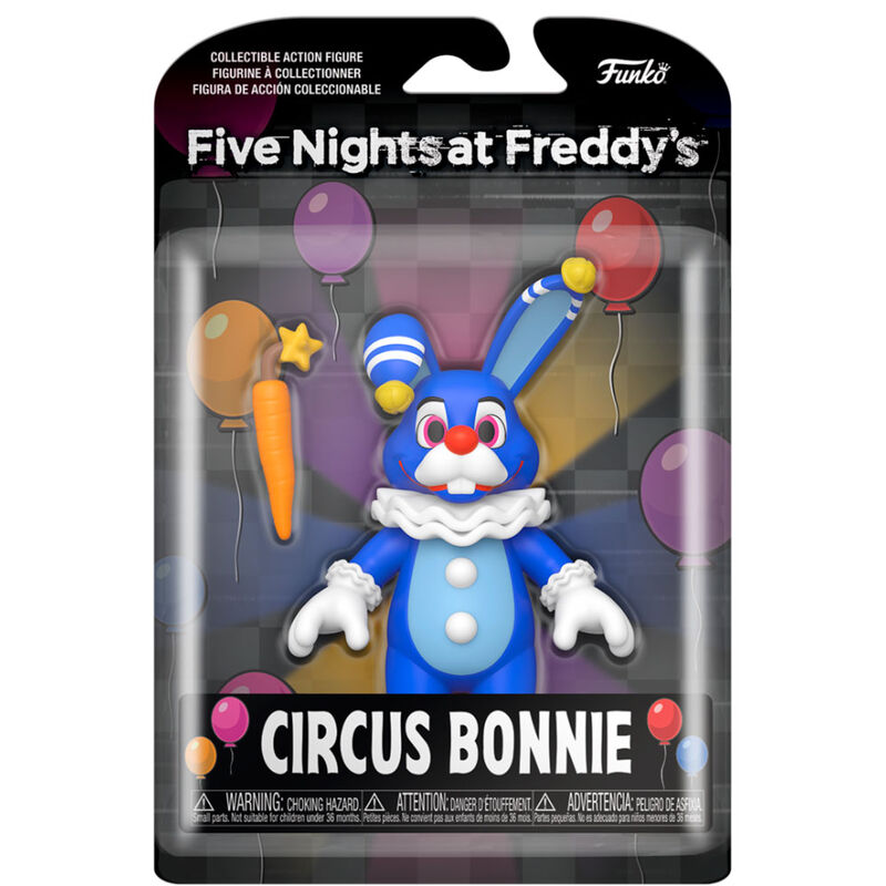 Imagen de Figura Action Five Nights At Freddys Circus Bonnie 12,5Cm parte de nuestra colección en Espadas y más, sitio oficial.