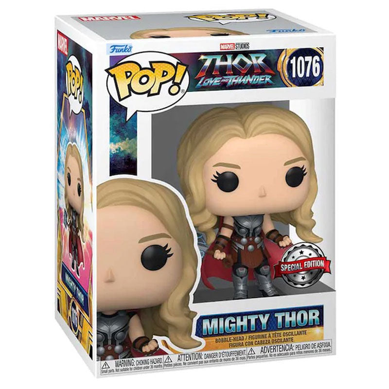 Imagen de Figura Pop Marvel Thor Love And Thunder Mighty Thor Exclusive parte de nuestra colección en Espadas y más, sitio oficial.