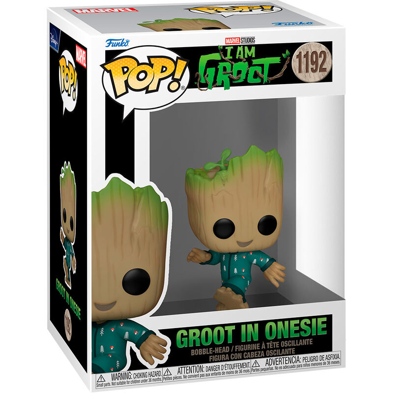 Imagen 1 - Figura Pop Marvel I Am Groot - Groot In Onesie