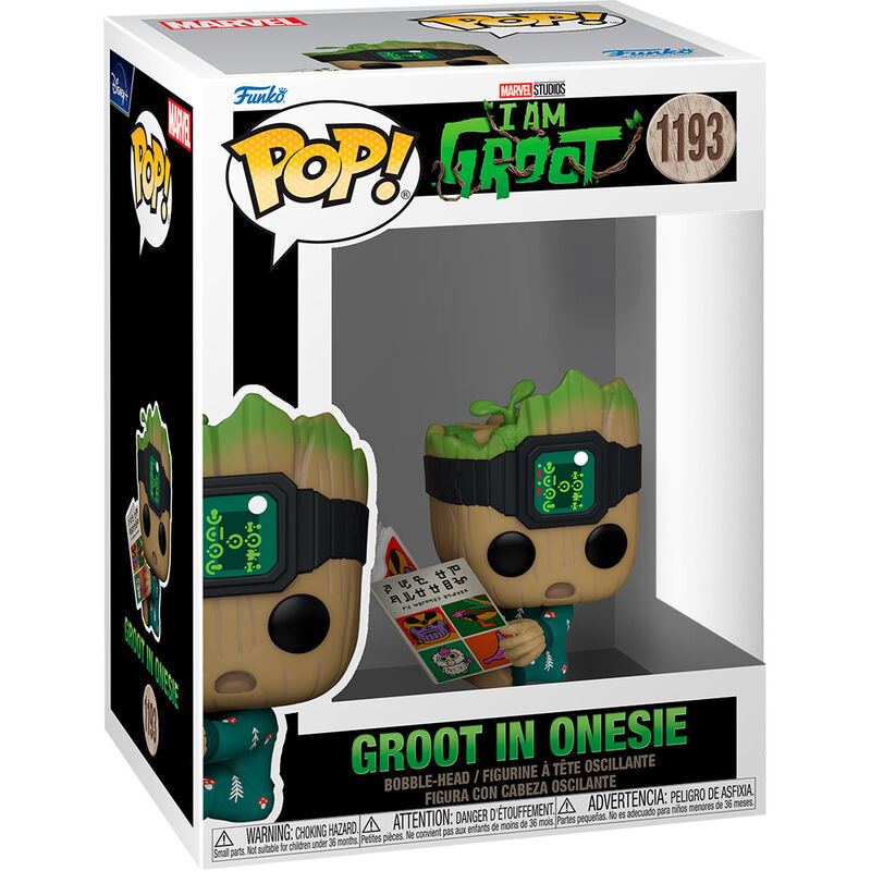 Imagen 1 - Figura Pop Marvel I Am Groot - Groot In Onesie