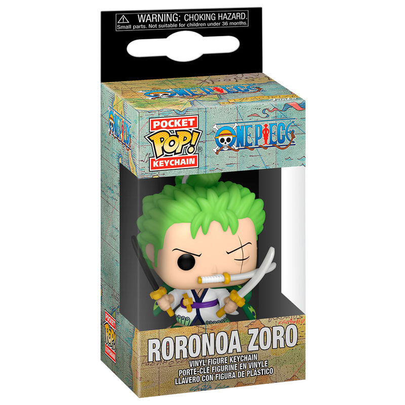 Imagen 1 - Llavero Pocket Pop One Piece Roronoa Zoro