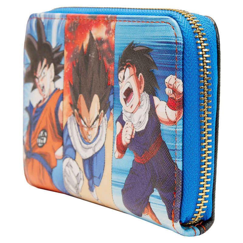 Imagen de Cartera Trio Dragon Ball Z Loungefly parte de nuestra colección en Espadas y más, sitio oficial.